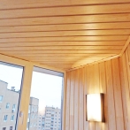 Обшивка балконов и лоджий в Уфе